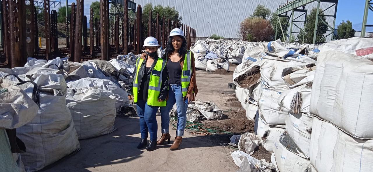 Operations team with bulk storage bags